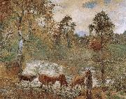 Camille Pissarro pond oil painting artist